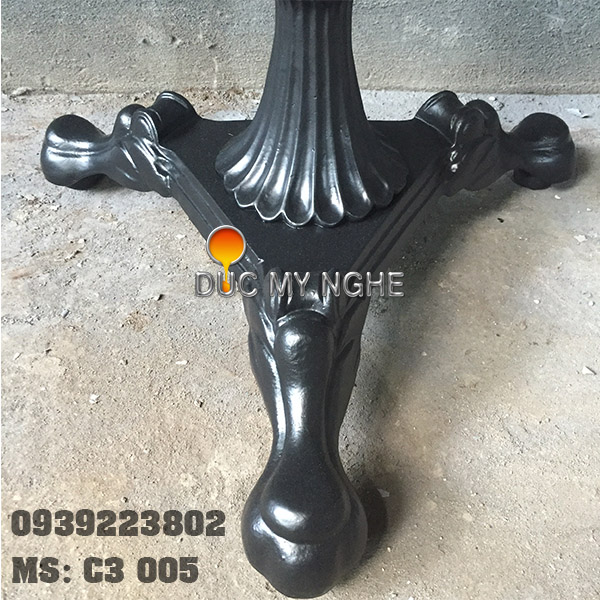 Bàn cafe 3 chân đầu cá sấu C3 005